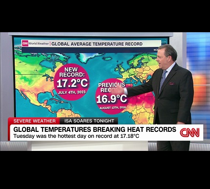 Temperaturas globais batem recorde de calor